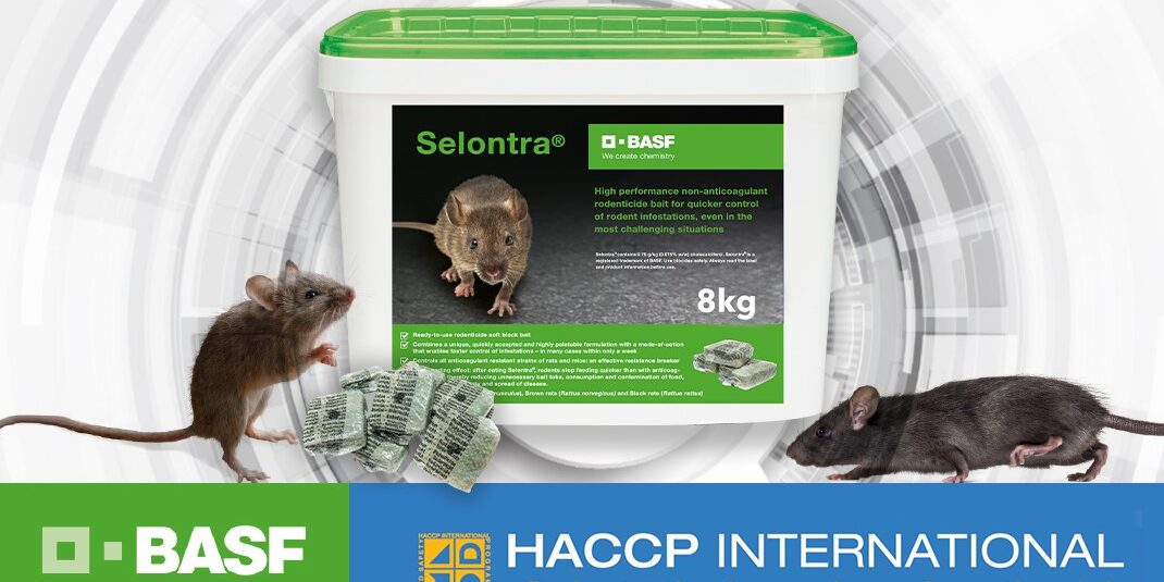 BASF have received their HACCP (Hazard Analysis and Critical Control Point) certificate for Selontra