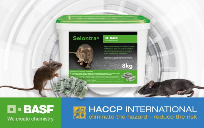 BASF have received their HACCP (Hazard Analysis and Critical Control Point) certificate for Selontra