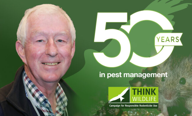 DR ALAN BUCKLE, VISITING RESEARCH FELLOW AT THE UNIVERSITY OF READING AND CHAIR OF THE CAMPAIGN FOR RESPONSIBLE RODENTICDE USE (CRRU UK) REFLECTS WITH PCN ON OVER 50 YEARS IN PEST MANAGEMENT