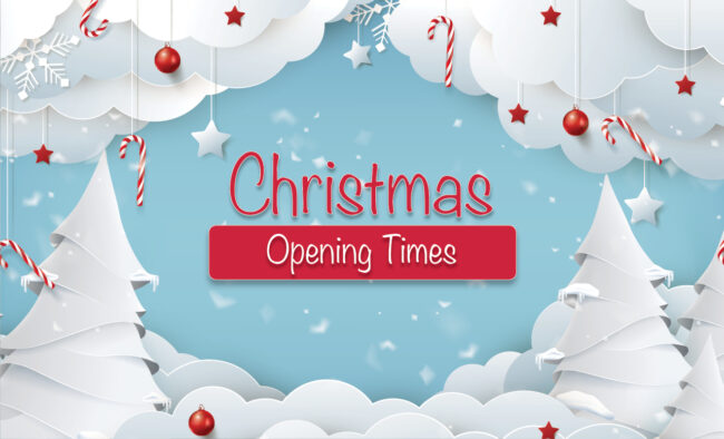 Christmas Opening Times